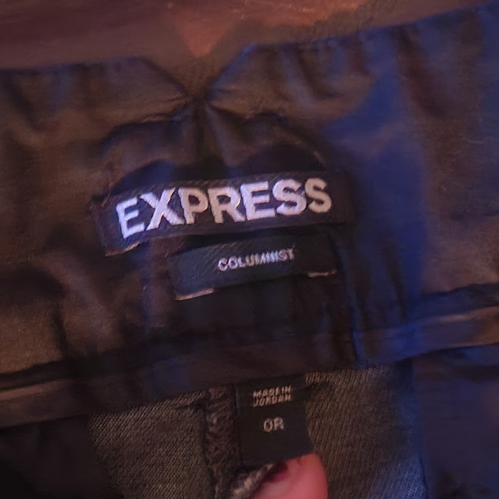 Express Black Straight Leg Pants